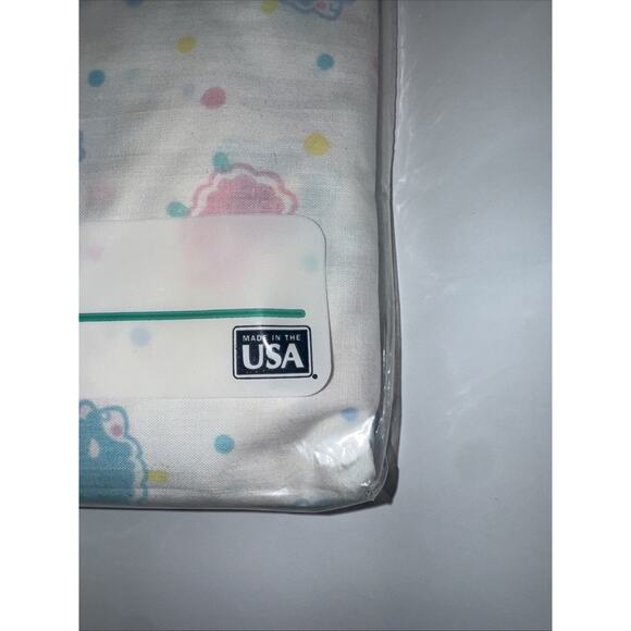 Vintage Gerber Portable Crib Sheet 100% Cotton Fits 24x38 In Mattress Soft Knit - Picture 3 of 8